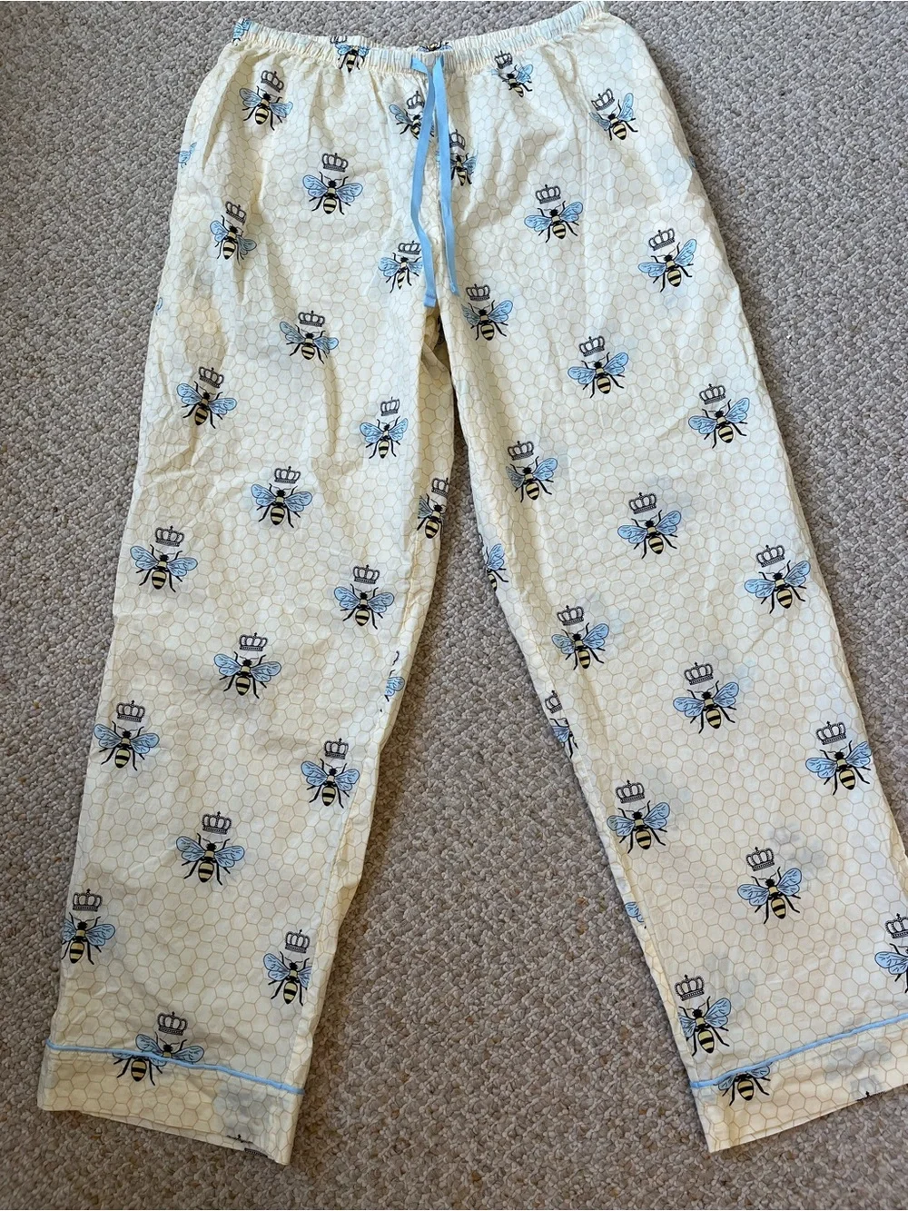 The Cats Pajamas Queen Bee Cotton Sleep Pants size medium